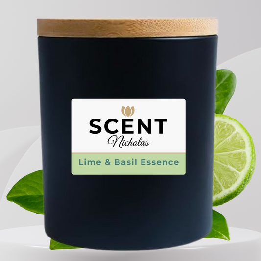 Lime & Basil Essence Scented Candle