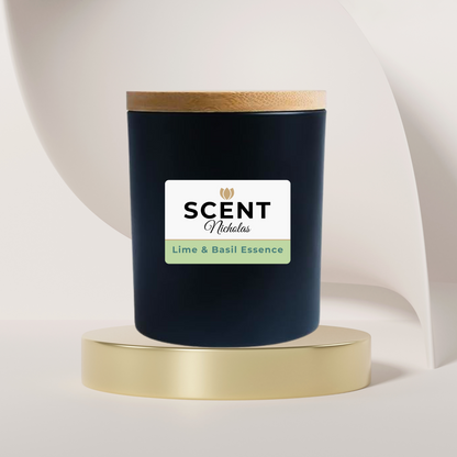 Lime & Basil Essence Scented Candle