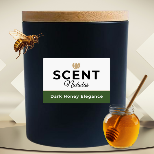 Dark Honey Elegance Scented Candle