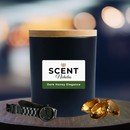 Dark Honey Elegance Scented Candle