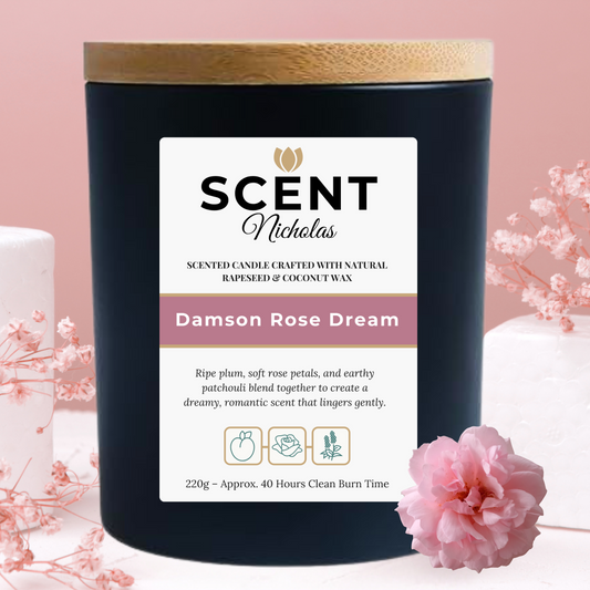 Damson Rose Dream Scented Candle